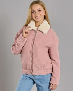 Discount Girls' Wolfie Cord Jacket Kids Outerwear