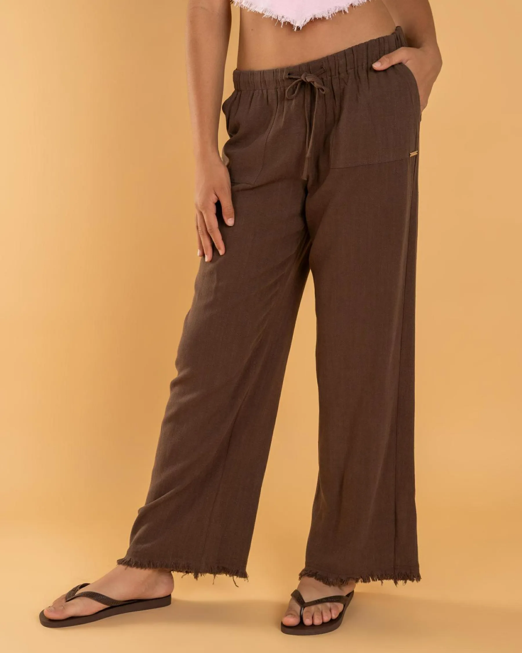 Bottoms*Mooloola Girls' Zani Dallis Pants Espresso