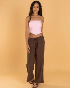 Bottoms*Mooloola Girls' Zani Dallis Pants Espresso