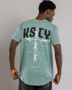 Online Glacier Dual Curved T-Shirt Tops & T-Shirts