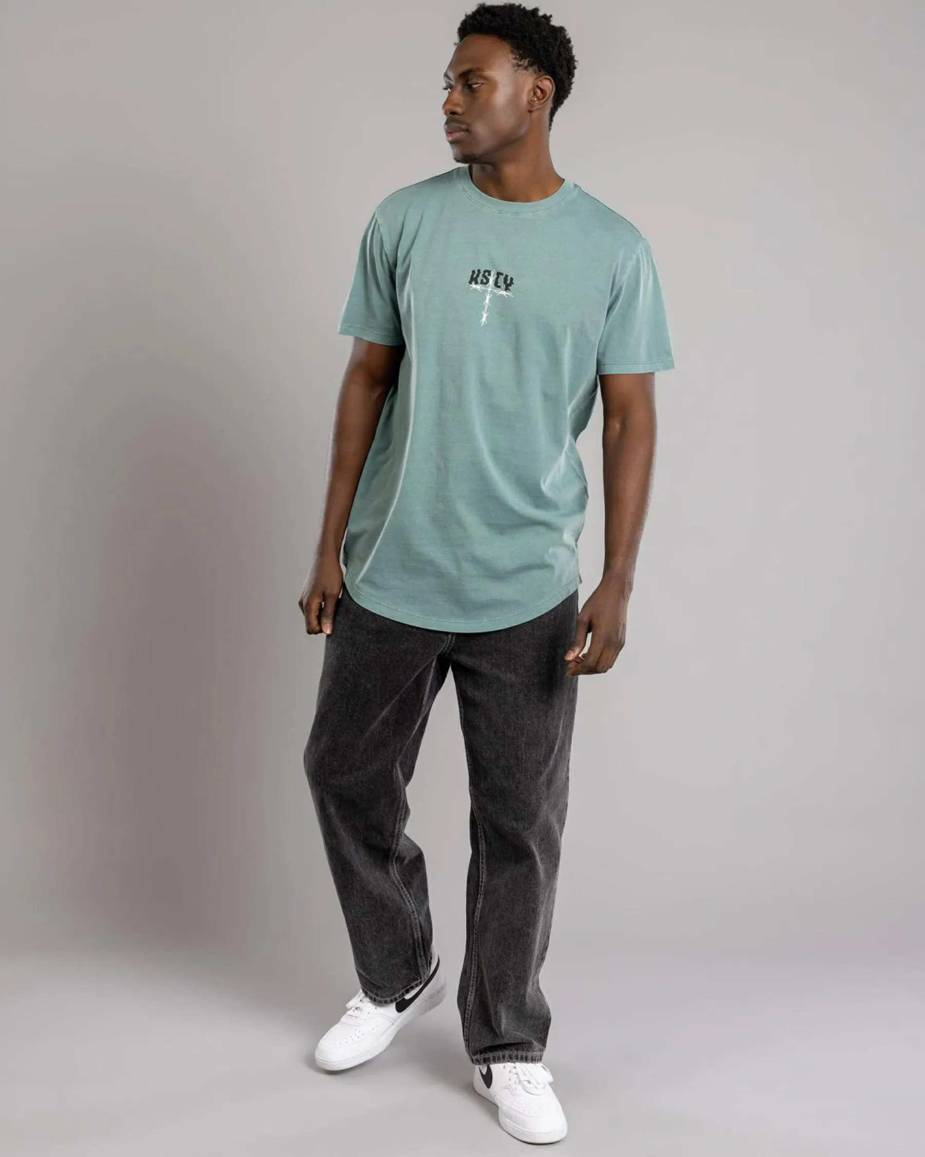 Online Glacier Dual Curved T-Shirt Tops & T-Shirts