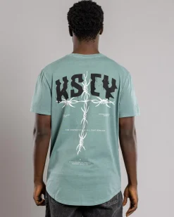 Online Glacier Dual Curved T-Shirt Tops & T-Shirts