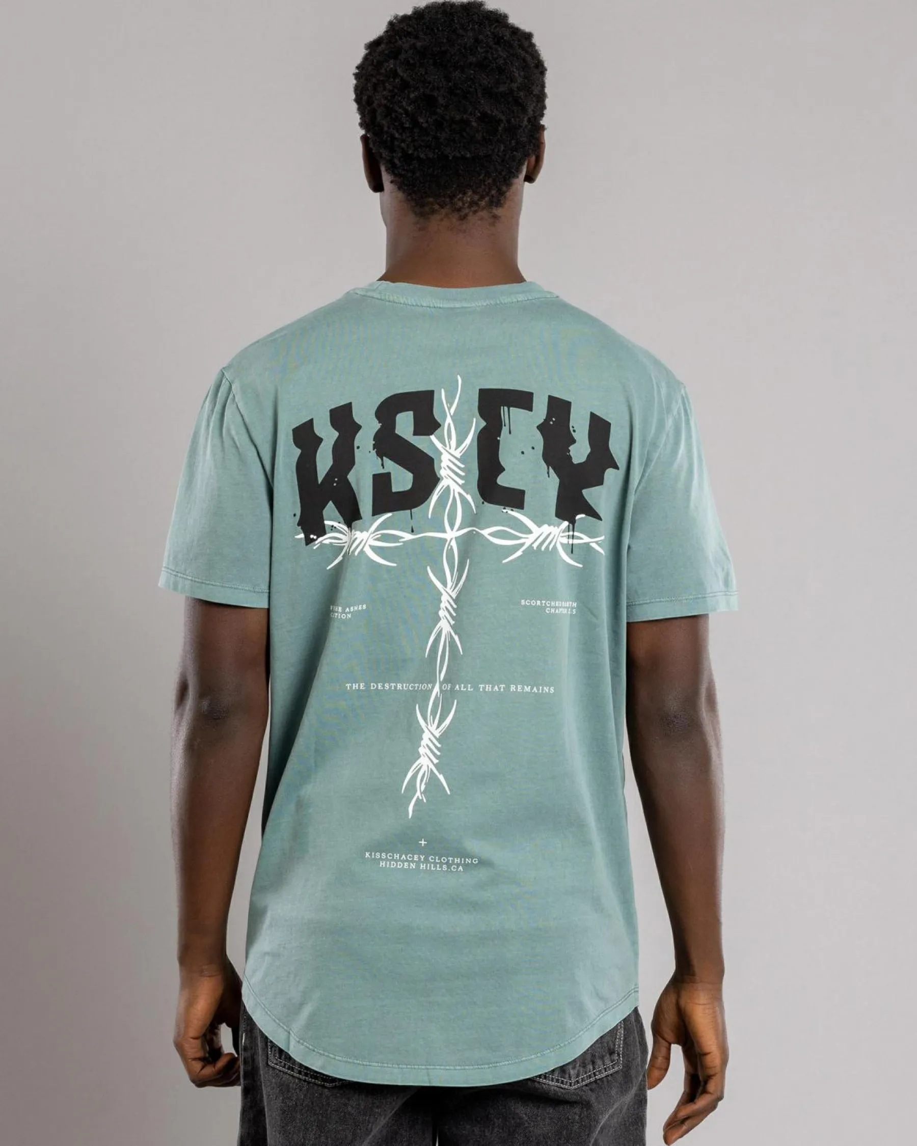 Online Glacier Dual Curved T-Shirt Tops & T-Shirts