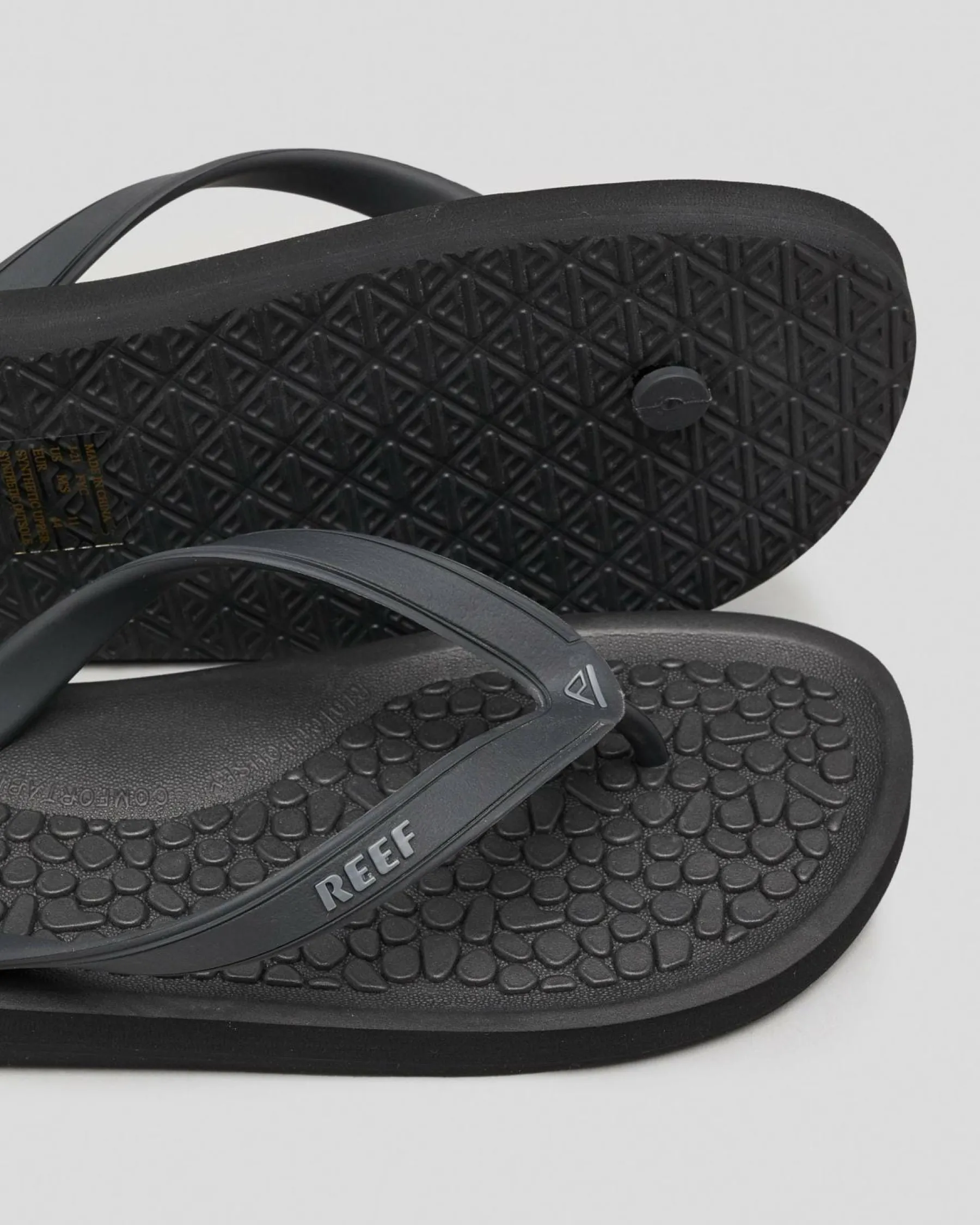 Flip Flops & Sandals*Reef G-Land Thongs Black/black
