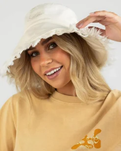 Clearance Gleam Organic Bucket Hat Women Headwear