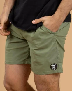Online Glint Elastic Waist Shorts Shorts & Bottoms