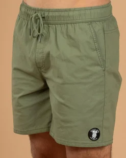 Online Glint Elastic Waist Shorts Shorts & Bottoms