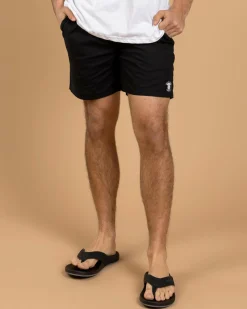 Online Glint Elastic Waist Shorts Shorts & Bottoms