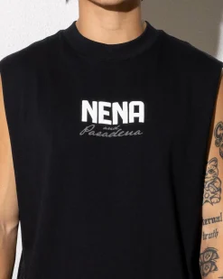 Tops & T-Shirts*Nena & Pasadena Global Raptor Muscle Tank Jet Black