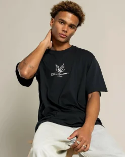 Tops & T-Shirts*Thrills Glory Merch Fit T-Shirt Washed Black