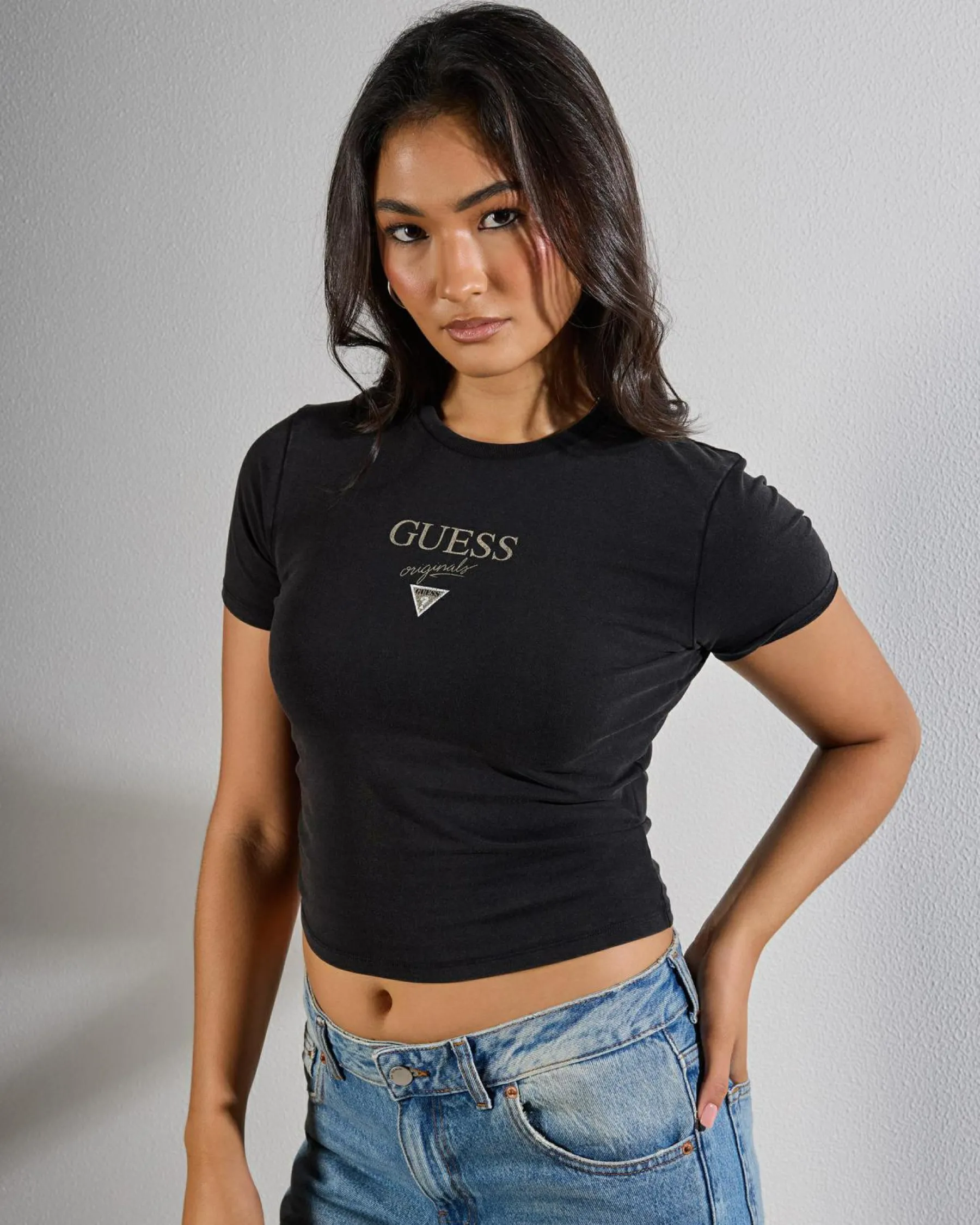Online Go Vintage Baker Baby Tee Women Tops