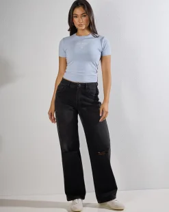 Online Go Vintage Baker Baby Tee Women Tops