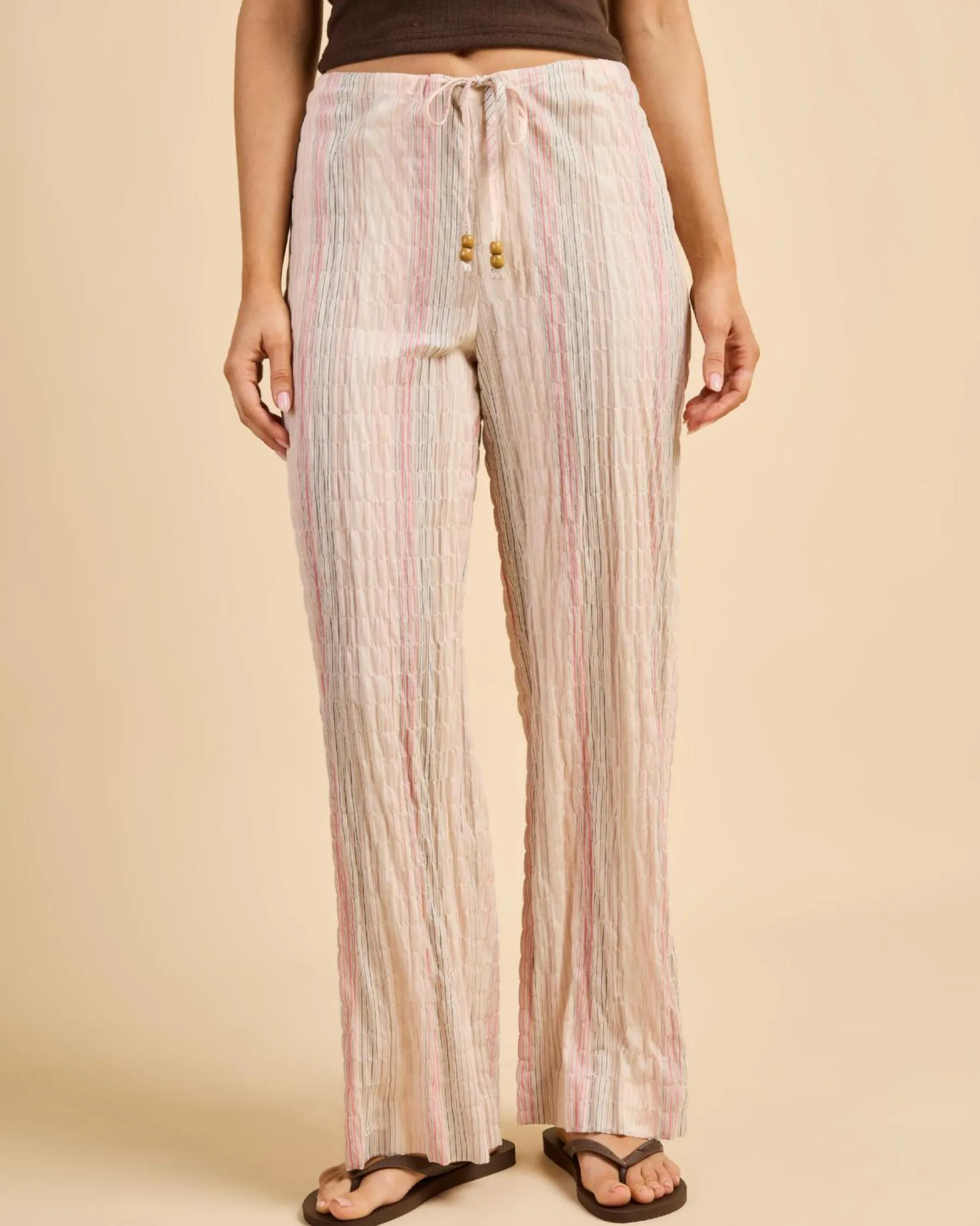 Bottoms*Rusty Goa Stripe Beach Pants Multi Stripe