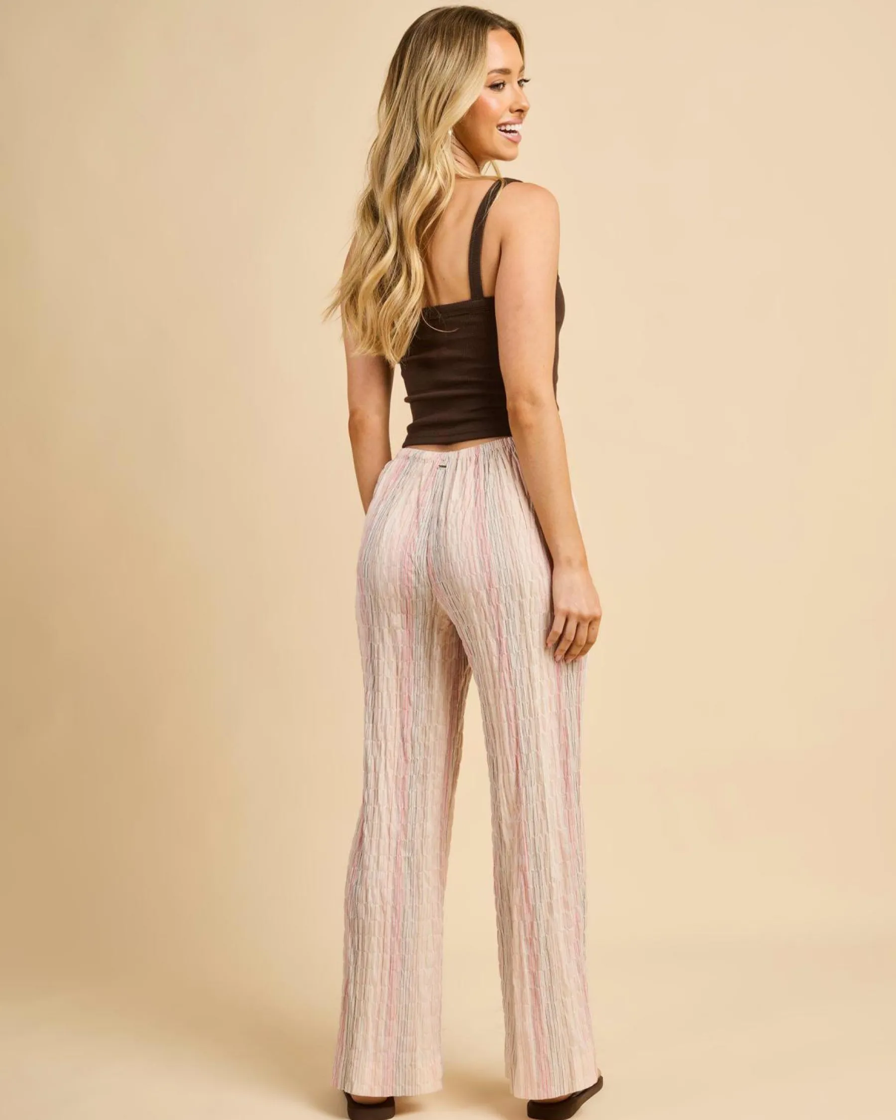 Bottoms*Rusty Goa Stripe Beach Pants Multi Stripe
