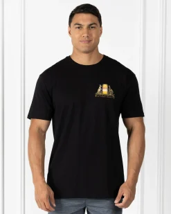 Tops & T-Shirts*Milton Mango GOAT Of Arms T-Shirt Black