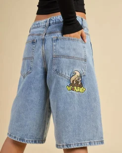New Going Nuts Big Baggy Denim Shorts Women Denim|Bottoms