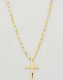 Jewelry*REPUBLIK Cross Chain Necklace Gold