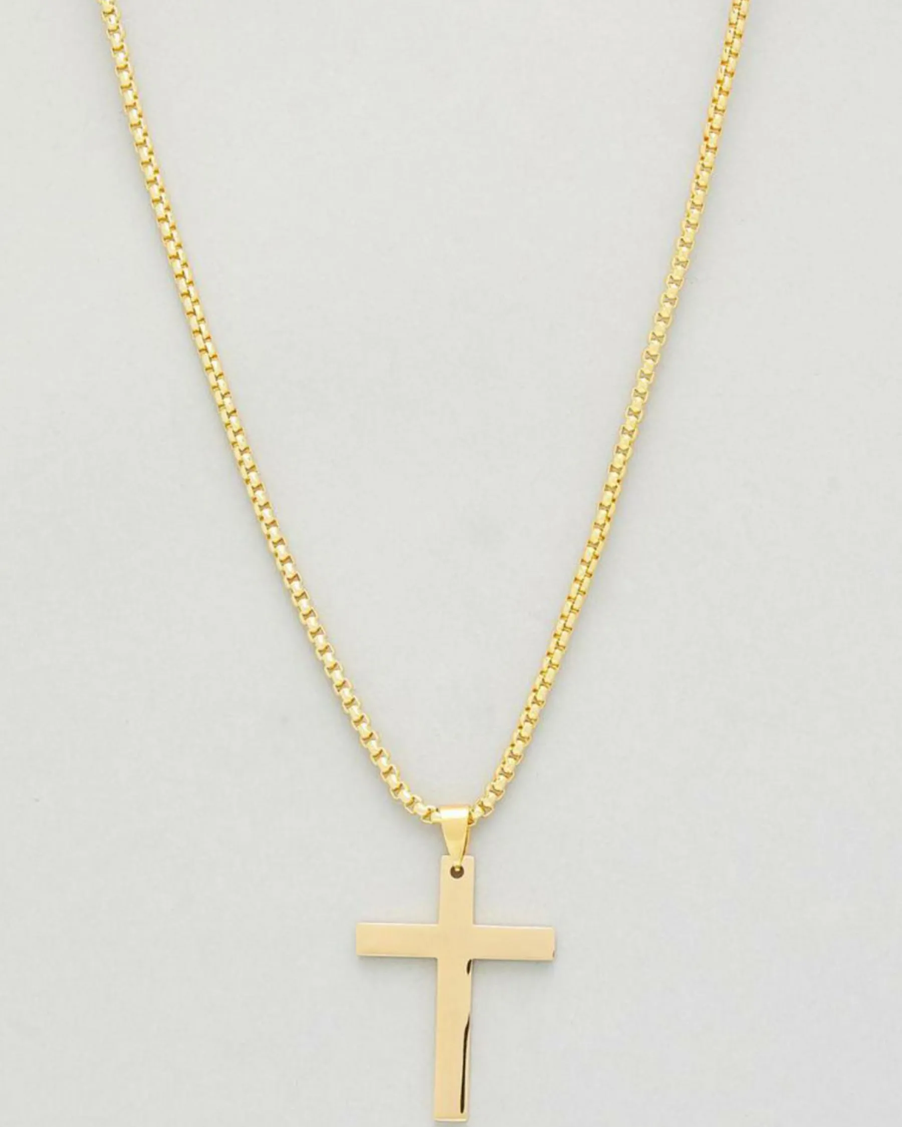 Jewelry*REPUBLIK Cross Chain Necklace Gold