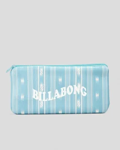 Pencil Cases & Stationery|Pencil Cases & Stationery*Billabong Gone West Small Pencil Case Misty Blue