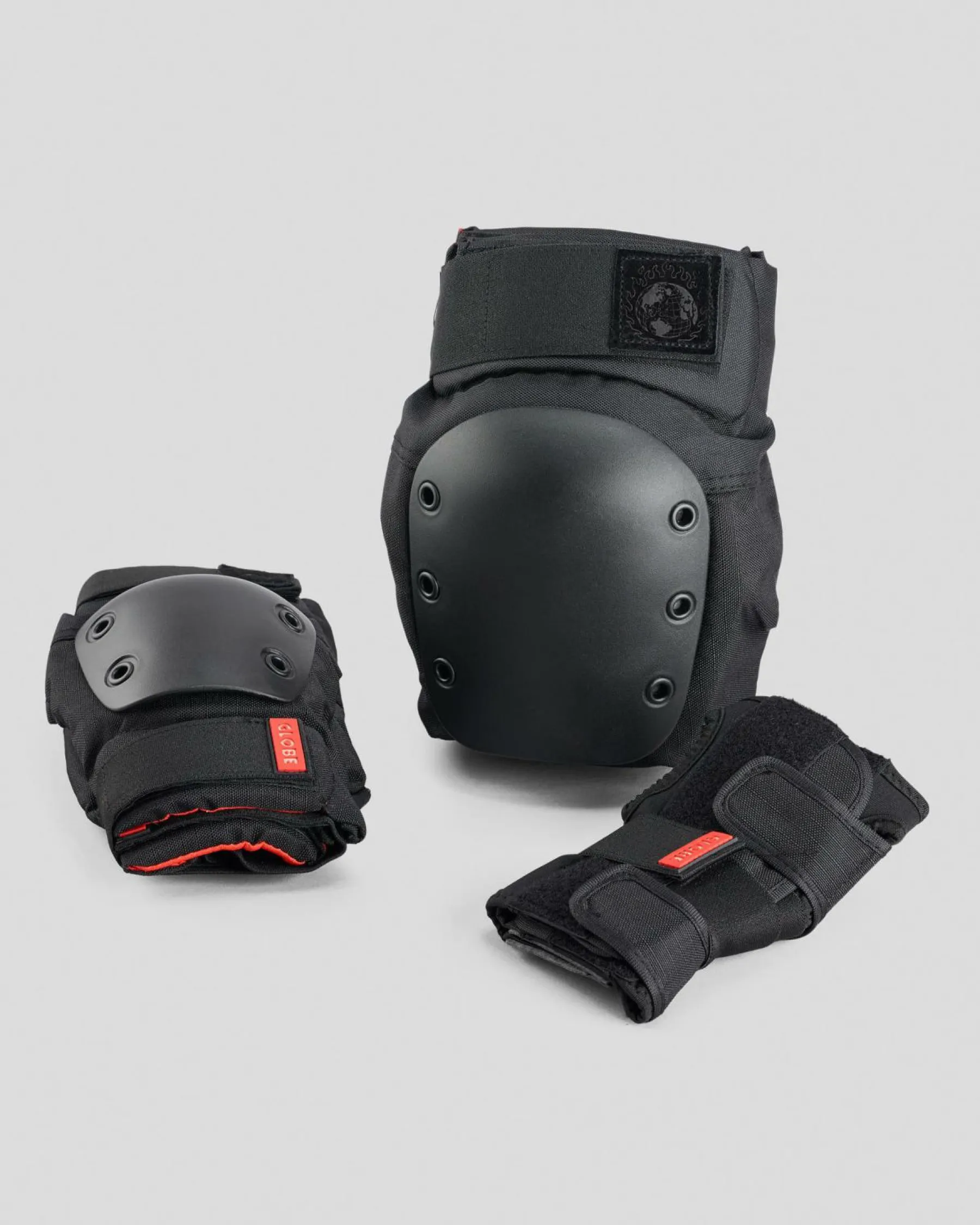 Skateboards & Scooters|Protective Gear*Globe Goodstock Skate Pads Matte Black