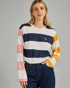 Best GR Cropped Long Sleeve T-Shirt Women Tops