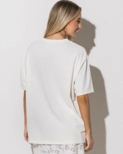 Tops*Levi's GR Tabor T-Shirt Cowboy Boot And Hat Egret