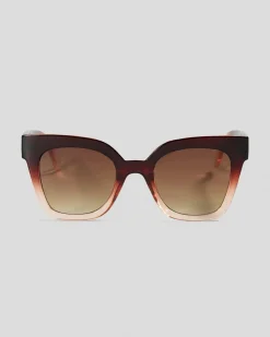Sunglasses*Indie Eyewear Grace Sunglasses Gd Brown/gd Brown