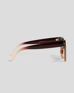 Sunglasses*Indie Eyewear Grace Sunglasses Gd Brown/gd Brown