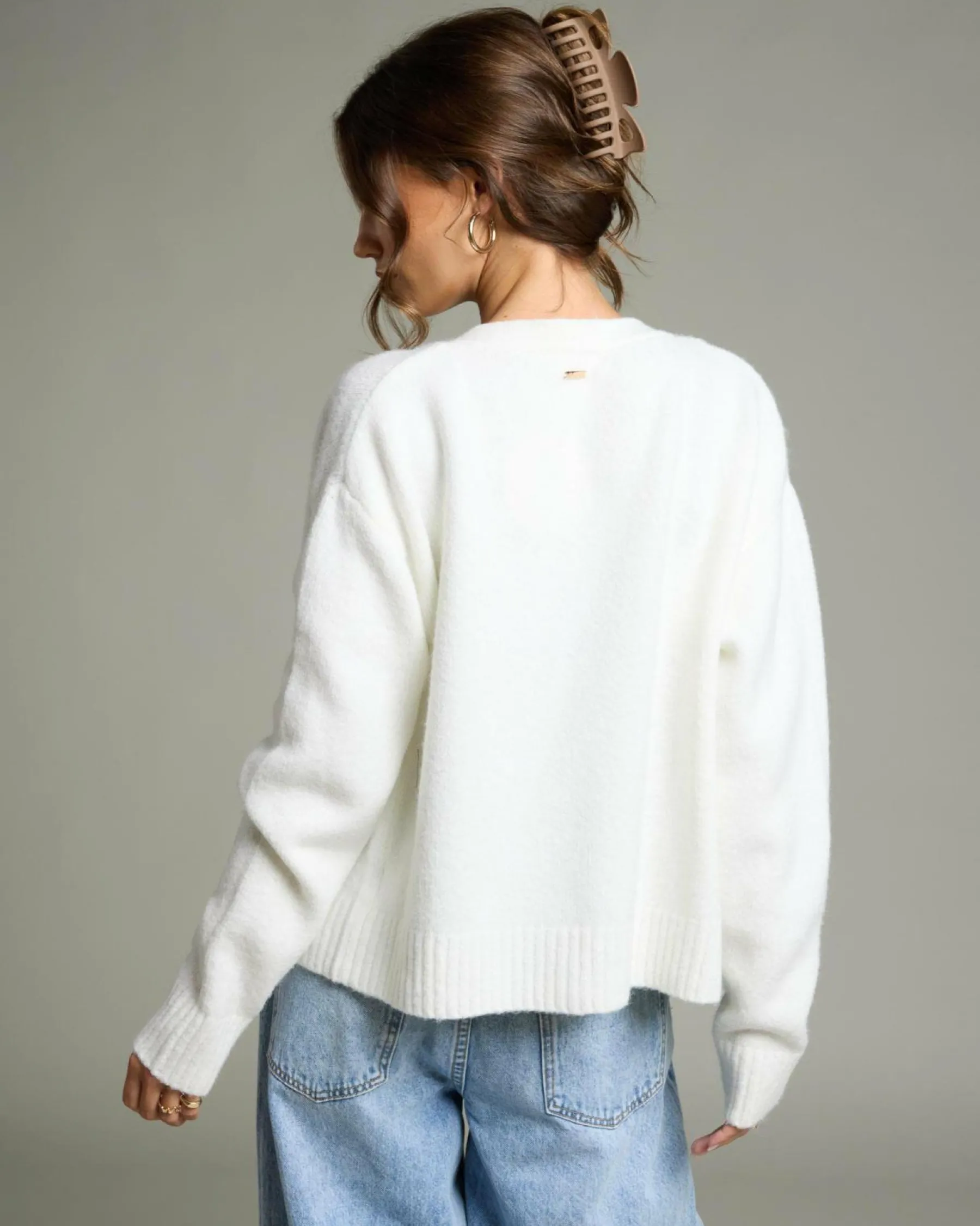 Online Grandpa Knit Cardigan Women Knitwear|Jackets & Coats