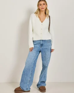 Online Grandpa Knit Cardigan Women Knitwear|Jackets & Coats