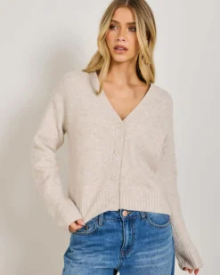 Sale Grandpa Knit Cardigan Women Knitwear|Jackets & Coats