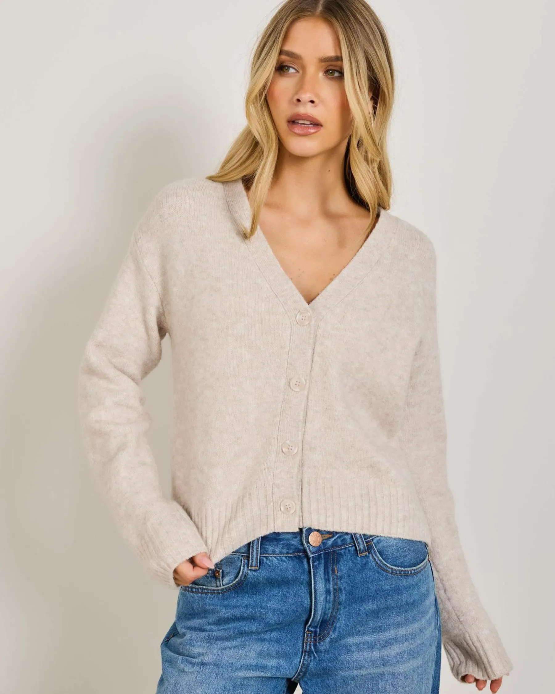 Sale Grandpa Knit Cardigan Women Knitwear|Jackets & Coats