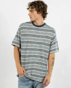 Tops & T-Shirts*Quiksilver Grange T-Shirt Grange Ss Ice Flow
