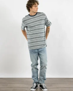 Tops & T-Shirts*Quiksilver Grange T-Shirt Grange Ss Ice Flow