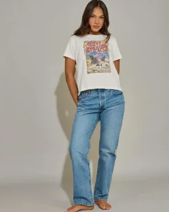New Graphic Boxy T-Shirt Women Tops