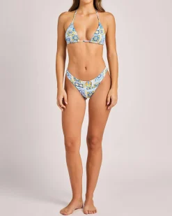 Bikinis*Topanga Grazia Reversible Bikini Top Blue/multi