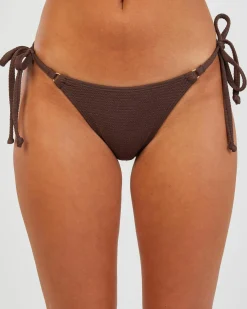 Sale Greta Ring Tie Side Bikini Bottom Women Bikinis