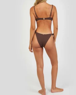 Sale Greta Ring Tie Side Bikini Bottom Women Bikinis
