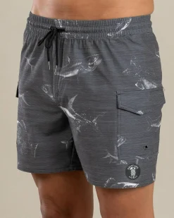 Hot Surge Elastic Waist Board Shorts Board Shorts|Shorts & Bottoms