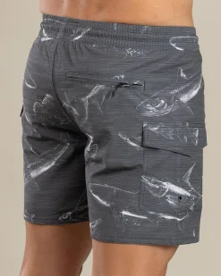 Hot Surge Elastic Waist Board Shorts Board Shorts|Shorts & Bottoms