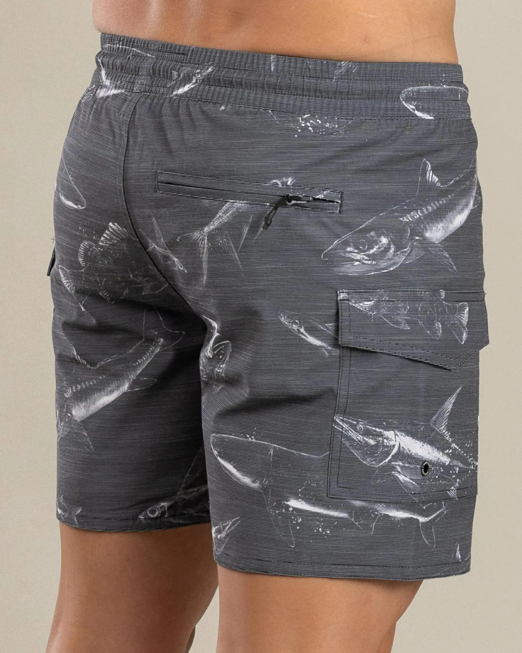 Hot Surge Elastic Waist Board Shorts Board Shorts|Shorts & Bottoms