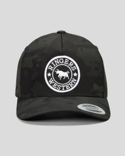 Headwear*Ringers Western Grover Baseball Cap Black/camo