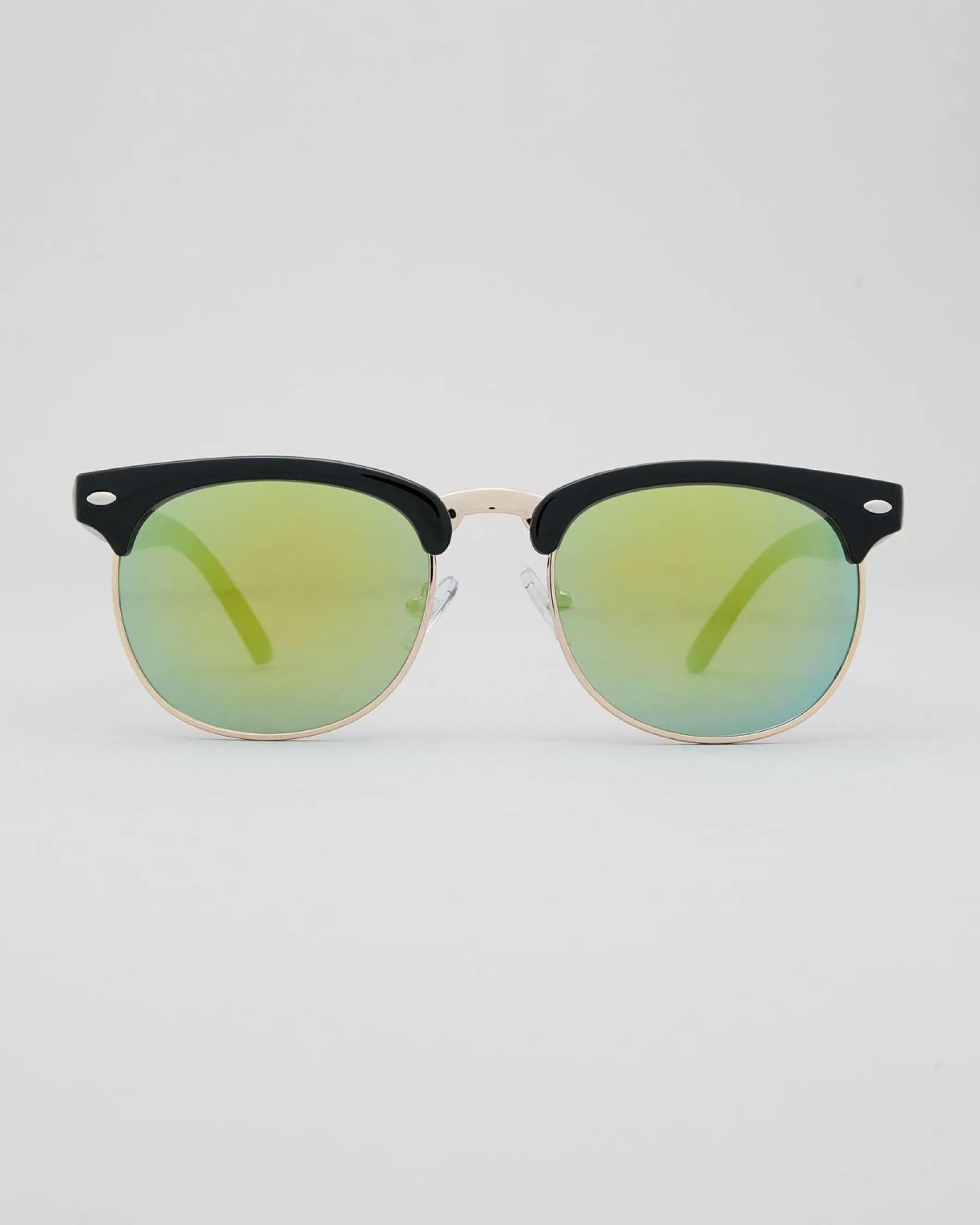 Sunglasses*Happy Hour G2's Black Gold Mirror Sunglasses Black/gold Mirror