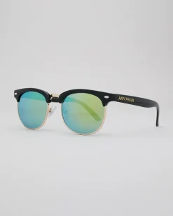 Sunglasses*Happy Hour G2's Black Gold Mirror Sunglasses Black/gold Mirror