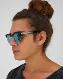 Sunglasses*Happy Hour G2's Black Gold Mirror Sunglasses Black/gold Mirror