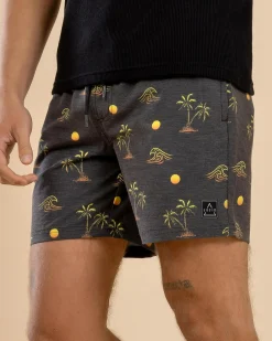 Shorts & Bottoms*Lucid Gust Elastic Waist Shorts Black