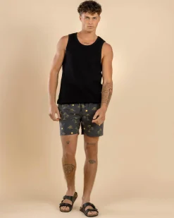 Shorts & Bottoms*Lucid Gust Elastic Waist Shorts Black