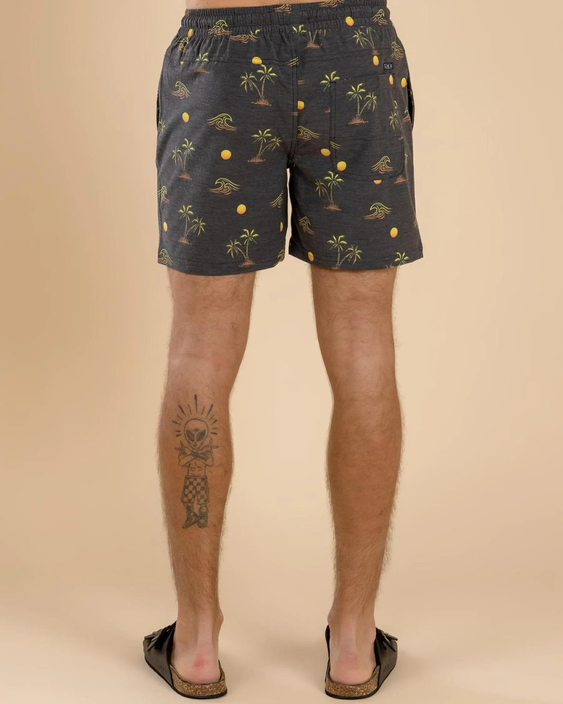 Shorts & Bottoms*Lucid Gust Elastic Waist Shorts Black