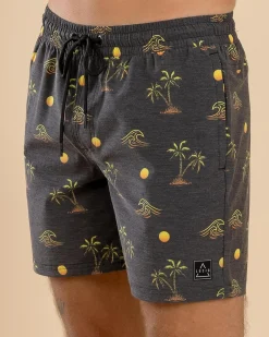 Shorts & Bottoms*Lucid Gust Elastic Waist Shorts Black