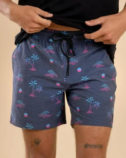 Shorts & Bottoms*Lucid Gust Elastic Waist Shorts Navy